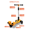 Miniatyrbillede 3 af 5: Foldbar sæde børnescooter