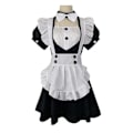 Miniatyrbillede 5 af 5: ECELEN Lolita Pigekjole Sort og Hvid Uniform Kjole black and white M