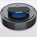 Miniatyrbillede 2 af 5: Robotstøvsuger Automatisk Robotstøvsuger Genkender Automatisk Forhindringer Ultralydløs Og Sender Black