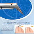 Miniatyrbild 4 av 8: Nagelklippare för tånaglar, raka blad för att förhindra inåtväxta tånaglar, nagelklippare för tjocka naglar, ergonomiska fingernagelklippare röda