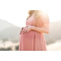 Miniatyrbild 2 av 8: Mammaklänning Chiffongklänning Spets Gravid kvinnakläder pink L
