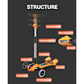 Miniatyrbillede 4 af 5: Foldbar sæde børnescooter