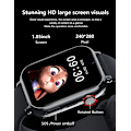 Pikkukuva 4 / 5: Kids 4G Smart Watch SOS GPS Location Tracker Sim Card Video Call WiFi Chat Kamera Taskulamppu-musta black