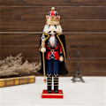 Miniatyrbillede 2 af 5: 38cm Nøddeknækker Miniaturer Julegaver Borddekorationer Soldat
