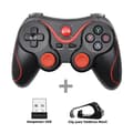 Miniatyrbillede 10 af 10: Farverig trådløs spilcontroller med 2 modtagere, farverige knapper, kompatibel med SNES Mini, PC, Switch