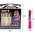 Miniatyrbillede 1 af 4: Neon Glow-in-the-Dark Ansigtsmaling Kridt, UV Krops Sort Lys Glød Makeup Sticks Markører Til Fastelavn Halloween Maskerader