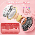 Miniatyrbilde 4 av 5: Trådløse Bluetooth-hodetelefoner, Hodetelefoner for barn, Foldbare Unicorn Bluetooth-hodetelefoner (Rosa)