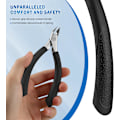 Miniatyrbild 6 av 8: Nagelklippare för tånaglar, raka blad för att förhindra inåtväxta tånaglar, nagelklippare för tjocka naglar, ergonomiska nagelklippare för fingrar, svart