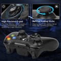 Miniatyrbillede 7 af 10: 176 mm Bluetooth-spilcontroller, Hall Effect-joystick, Type-C-kablet gamepad til Android-telefon, pc og tablet