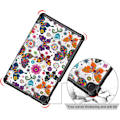 Miniatyrbild 4 av 5: Samsung Galaxy Tab S6 Lite 10.4 2020 SM-P610 / SM-P615 Tabletfodral, Smalt Tri-Fold Hårdskydd för Galaxy Tab S6 Lite 10.4 tum - Fjäril