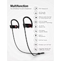 Pikkukuva 2 / 5: Bluetooth-kuulokkeet, langattomat nappikuulokkeet IPX7 vedenkestävät urheilukuulokkeet 10 tunnin soittoaika mikrofonilla HD-stereosoundi hikoilunkestävä in-ear-kuulokkeet melunvaimennus