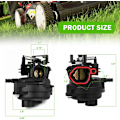 Pikkukuva 4 / 6: 799584 Bensinaattori Yhteensopiva Briggs & Stratton TB110, TB200, 09P702, 103M02, 550EX, 625EX, 675EX, 725EXI, 163cc Ruohonleikkuri