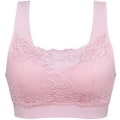 Miniatyrbillede 5 af 5: Sexet Sports BH Blonde BH Push Up BH Dame Lingeri Trådløs BH Tube Top til Yoga Fitness træning (sort+hvid+pink-S)