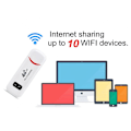 Miniatyrbillede 1 af 5: 4G LTE Trådløs USB Krypteret Mobil Bredbånd 150Mbps Modem Sim Kort Trådløs Router