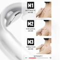 Miniatyrbild 3 av 3: 3 Modeller Fjärrstyrd Elektrisk Nackmassager Cervical Nacke Pulserande Axelfrihet Avlastning Blå