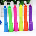 Miniatyrbillede 4 af 4: Neon Glow-in-the-Dark Ansigtsmaling Kridt, UV Krops Sort Lys Glød Makeup Sticks Markører Til Fastelavn Halloween Maskerader