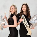 Miniatyrbillede 4 af 6: Fødselsdagskroner til kvinder Fødselsdagsdronning Sash & Rhinestone Tiara Sæt Fødselsdagstiaraer og Sash til kvinder