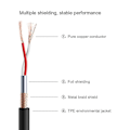 Miniatyrbillede 5 af 5: XLR-kabel Mikrofon Lydkabel Stik Vinkel XLR Hun til Han Kabel 6 Fod