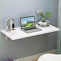 Miniatyrbild 1 av 4: Väggmonterat fällbord, fällbart skrivbord, fällbart träbord, väggmonterat fällbord för kit