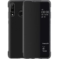 Miniatyrbild 1 av 4: Huawei P30 Lite Fodral, Smart View Läder Flip Case, [Strömsbesparingsläge][Fullt skydd](p30lite,bla