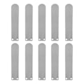 Miniatyrbilde 1 av 5: 10 stk. Luftkompressor Ventilplate Tungeform Støpejern Inntak Og Eksos Tilbehør 80 Inntak Lang Plate