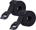 Wisdompro Sovsäcksrem 2-pack kraftig rem för ryggsäck, sovsäckskompression, bagage, camping, vandring med plastspänne