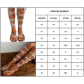 Miniatyrbilde 5 av 5: Kvinners Boho Gladiator Stropp-Flip-Flops Sandaler Sommer Strand Sko 42