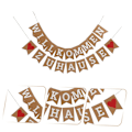 Pikkukuva 4 / 5: Tervetuloa takaisin kotiin -banneri - Perhetarjousjuhlatarvikkeet