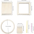 Miniatyrbillede 2 af 5: Trævæv Loomss, Mini Maker Diy Håndstrikningsmaskine, Gobelin Loomss Trævæv Loomss Til Gobeliner, Tørklæder, Tøj, Hatte Og Mere