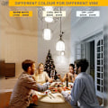 Miniatyrbild 4 av 6: B22 Bajonett LED-lampa, Varmvit 3000K, 60W 60 Watt Ekvivalent, 8.5W B22 GLS Lampor, Glödlampor, 806 Lumen, Ej Dimbar, 4-pack