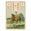 Miniatyrbillede 3 af 3: Golden Lenormand Oracle-kortspil