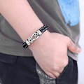 Miniatyrbillede 2 af 3: Til min søn, til mit barnebarn, armbånd, elsker dig for evigt, flettet læderarmbånd, herre, flettet læderknude armbånd fra Kuolu Lov you foreve Lov you forever to my grandson
