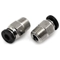 Miniatyrbillede 4 af 5: Pc4-m10 Han Straight Pneumatisk Pefe Slange Push For -v6 Fitting Connector Bowden Ekstruder 3d Printer (pakke med 10stk)