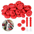 Miniatyrbilde 1 av 5: 10/20/30/50/80/100 stk fugemassebeskyttende hette fugemasseforsegler sparer åpen fugemassetube for tetting og bevaring 100Pcs