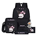 Miniatyrbillede 3 af 5: 2023 Anime Kuromi, Sød K Skolerygsæk 5 Rygsæk