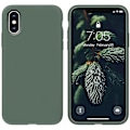 Pikkukuva 1 / 4: Kotelo  Yhteensopiva Iphone Xr -kotelo, nestemäinen silikonigeeli-puhelinkotelo, yhteensopiva Iphone Xr 6,1 tuuman iskunkestävä koko vartalo ohut pehmeä mikrokuitukangasvuori