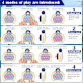 Miniatyrbilde 4 av 9: Dekompresjonsgjennombrudd Puslespill Spillmaskin, Opplyste Leker Pop Jigsaw Puslespill Spill Fidget Spill Leker Trykk-Fidget Sensorisk Leker for Barn Voksne