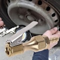 Miniatyrbild 5 av 5: 6,5 mm Låsande Däckchuckklämma Luftpump Kompressor Adapter Anslutningstillbehör för Bil Däckchuckklämma