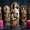 Pikkukuva 5 / 5: Odin-figuuri, Odin-koristefiguuri, skandinaaviset jumalat - koristeellinen skandinaavinen germaaninen jumala Wodan, skandinaaviset jumalat