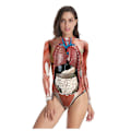 Pikkukuva 1 / 5: Halloween 3D -lihaspainatus -hyppypuku Joustava Ihmisanatomia Kehon Bodysuit Cosplay Puku Catsuit Korkea Laatu F0110 M