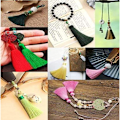 Pikkukuva 4 / 4: 20 kpl Mini Craft-tupsut, kultaiset