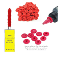 Miniatyrbilde 2 av 5: 10/20/30/50/80/100 stk fugemassebeskyttende hette fugemasseforsegler sparer åpen fugemassetube for tetting og bevaring 100Pcs