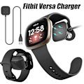 Miniatyrbillede 1 af 5: Oplader Kompatibel Med Fitbit Sense & Fitbit Versa 3 Smartwatch - Usb-opladerkabel 100cm - Smartwatch-tilbehør
