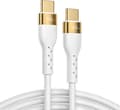 Joyroom 2m 100W PD USB-C / USB-C Flytande Silikonkabel Vit size 105