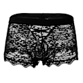 Miniatyrbild 2 av 5: Mäns Underkläder Spets Transparent Mesh Låg Midja Boyshort