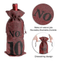 Miniatyrbillede 2 af 5: 1 til 10 Burlap Vinposer Blind Vinsmagning, Vinposer Bryllup Bordnumre, Vinsmagning Tasker, Fest blue