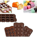 Miniatyrbillede 2 af 4: pcs hjerteformet form, 15-huls form Form kan lave chokolade, slik, gelé, isterning, kage, wienerbrød, voks smelte