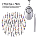Miniatyrbillede 4 af 4: 5 stk. 140db Personlig Sikkerhedsalarm Nøglering Med Led Lys, Personlig Alarm