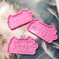 Miniatyrbillede 4 af 4: 1/3 stk. 2022 2023 2024 Nøglering Uv Krystal Epoxy Form Vedhæng Silikoneform 2024