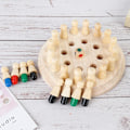 Miniatyrbild 6 av 8: Trä Memory Stick Game Kid Intelligence IQ Brain Teaser Game